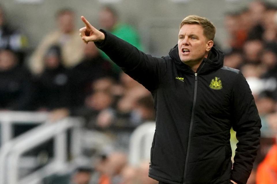 Newcastle United head coach Eddie Howe <i>(Image: PA)</i>