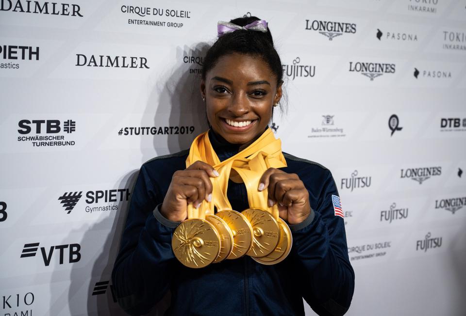 Let it be known that <a href="https://people.com/tag/simone-biles/" rel="nofollow noopener" target="_blank" data-ylk="slk:Simone Biles;elm:context_link;itc:0;sec:content-canvas" class="link ">Simone Biles</a> will forever live on in gymnastics history as one of the best — if not the best — gymnasts this world has ever seen. 