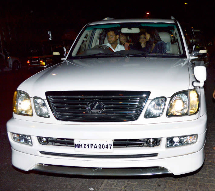 Never one to travel in anything but style, Sushmita Sen's Lexus is a clear indication of the lady's dominating personality.