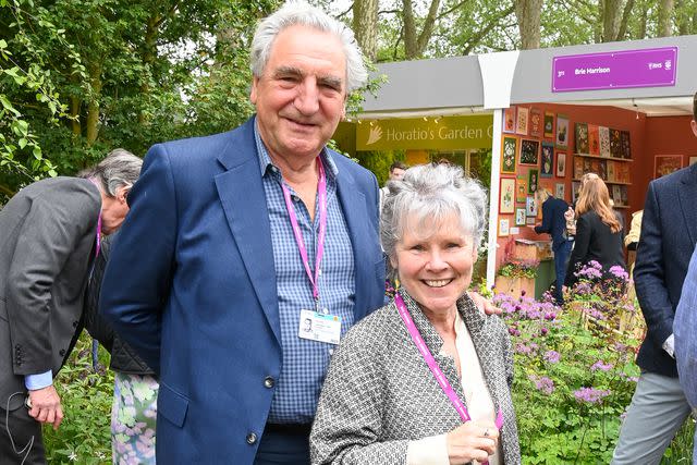 <p>Dave Benett/Getty </p> Jim Carter and Imelda Staunton on May 22, 2023