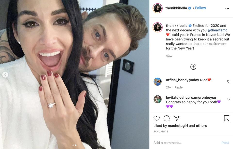 nikki bella engagement ring