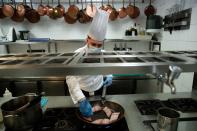 Paris Michelin-starred restaurant serve takeaways amid the outbreak of the coronavirus disease