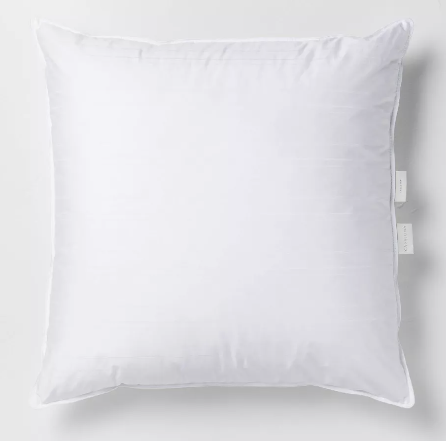 Best for Back Sleepers: Euro Down Blend Pillow