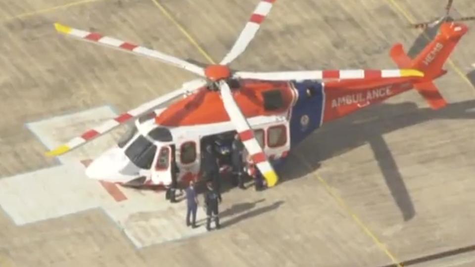 A woman has died after she was airlifted to hospital following a horror drowning. Picture: 7 NEWS,