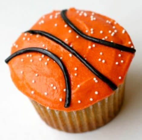 Basketball Cupcakes