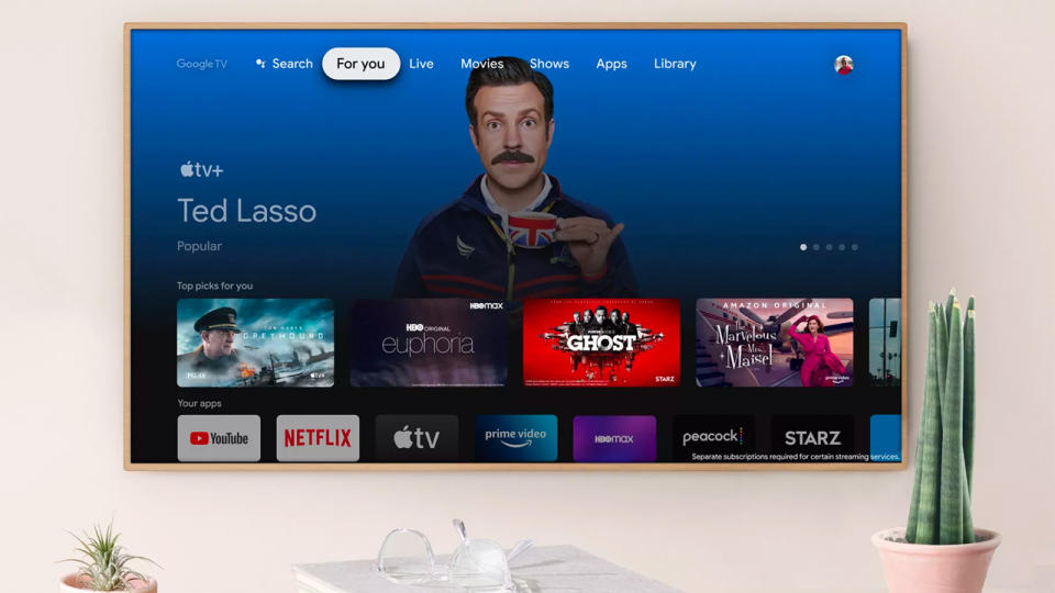 apple tv plus google