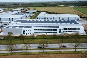in Weeze, Germany for engineering and production of hydrogen infrastructure products including systems for distribution, refueling and stationary storage. Weeze, January 2024.