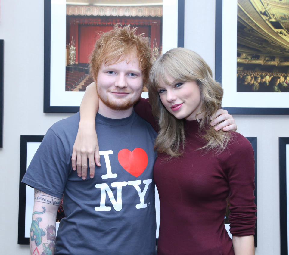 times taylor swift was a boss ed sheeran