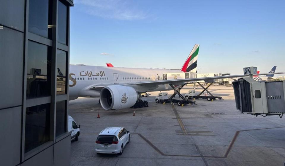 Avión de Emirates . Imagen: Valora Analitik.