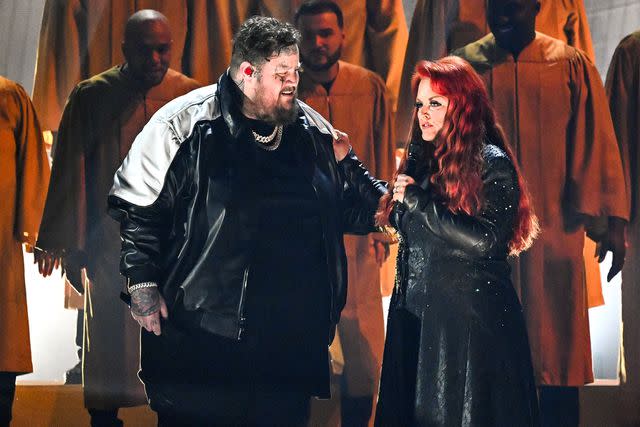 Astrida Valigorsky/WireImage Jelly Roll and Wynonna Judd perform at the 57th annual Country Music Awards