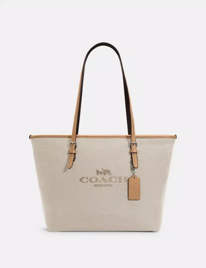 Bolso City con cremallera (Imagen de Coach Outlet).