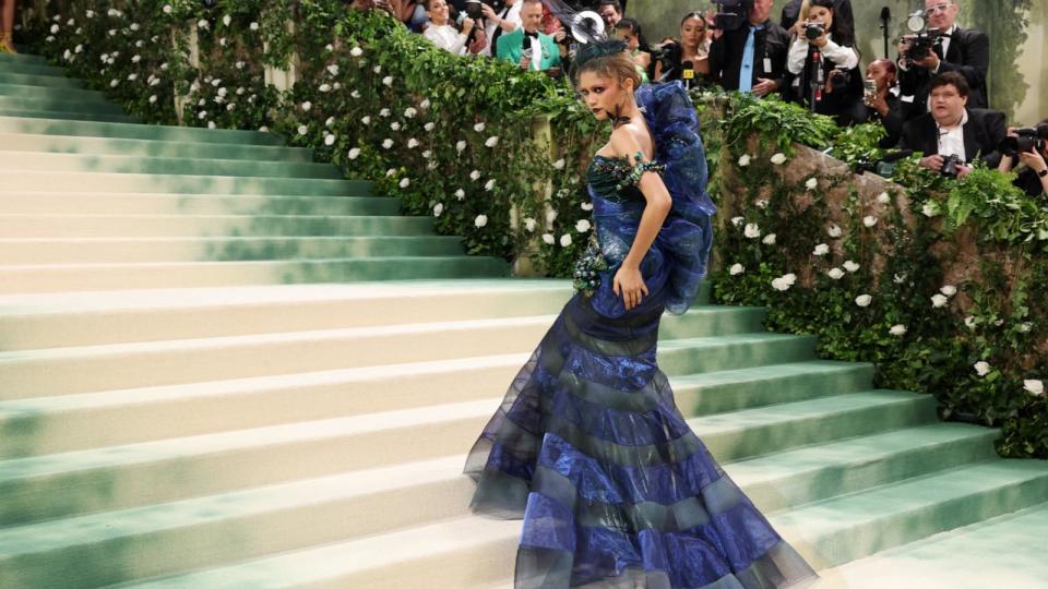 PHOTO:  Zendaya attends the 2024 Met Gala Celebrating 'Sleeping Beauties: Reawakening Fashion' at The Metropolitan Museum of Art on May 06, 2024, in New York City.<p>(Andrew Kelly/Reuters)