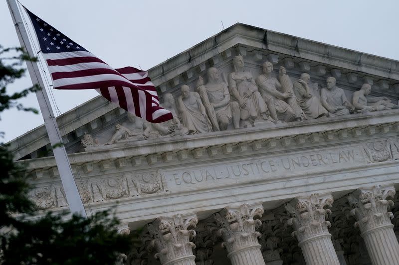 FILE PHOTO: The U.S. Supreme Court building in Washington