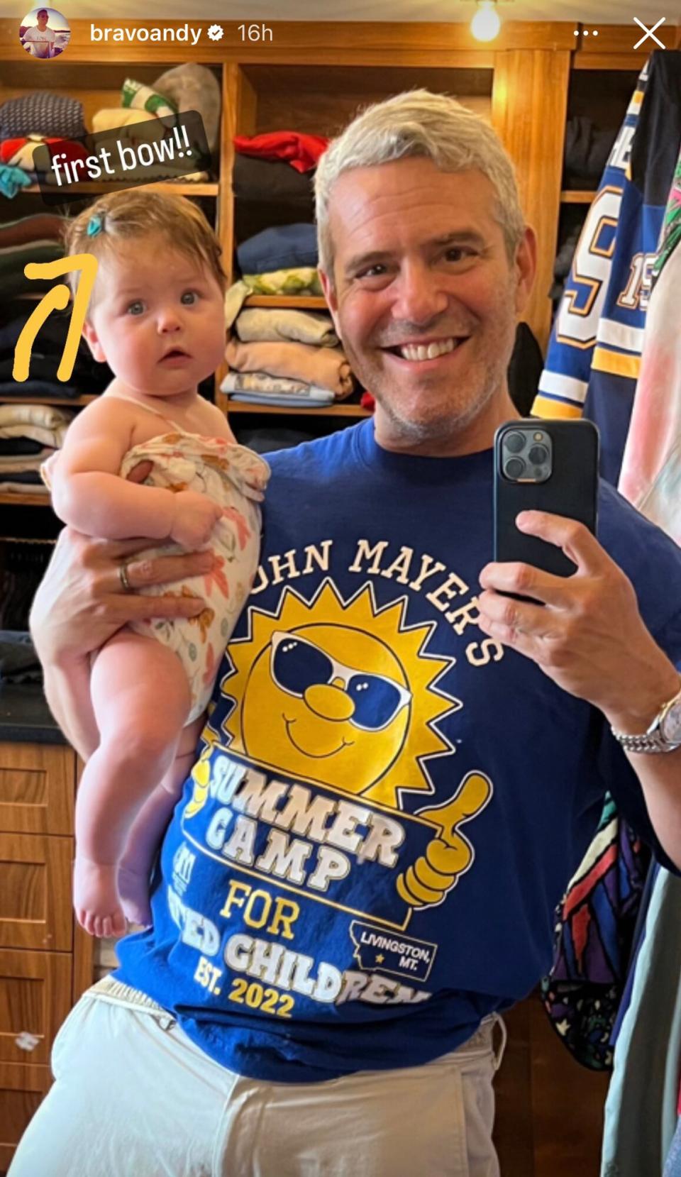 Andy Cohen and daughter Lucy