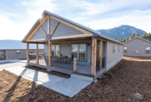 Newly installed two-bedroom modular home in Mammoth Hot Springs. (Photo: Yellowstone National Park/NPS)