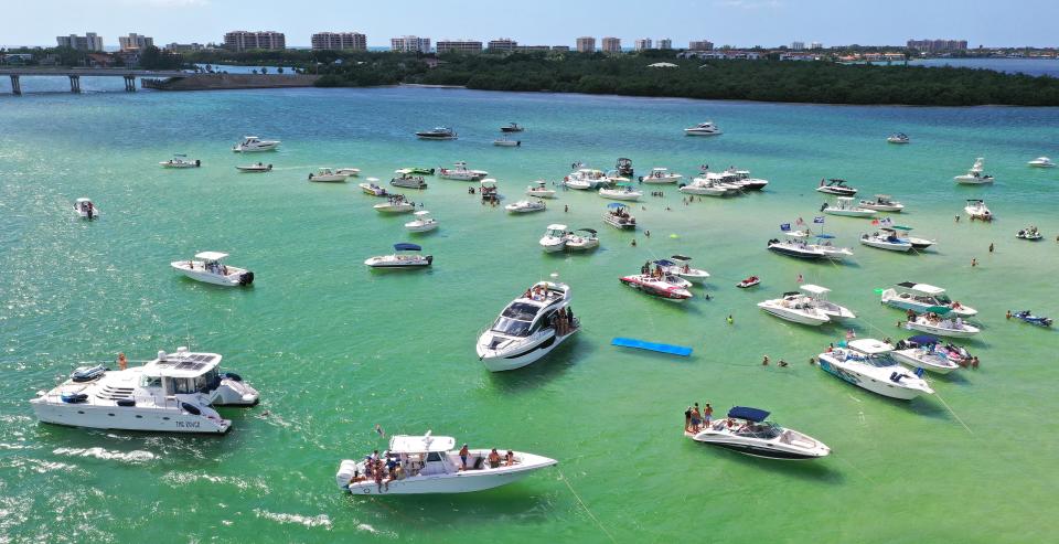 AquaPalooza at New Pass Sandbar in Sarasota is Sunday.