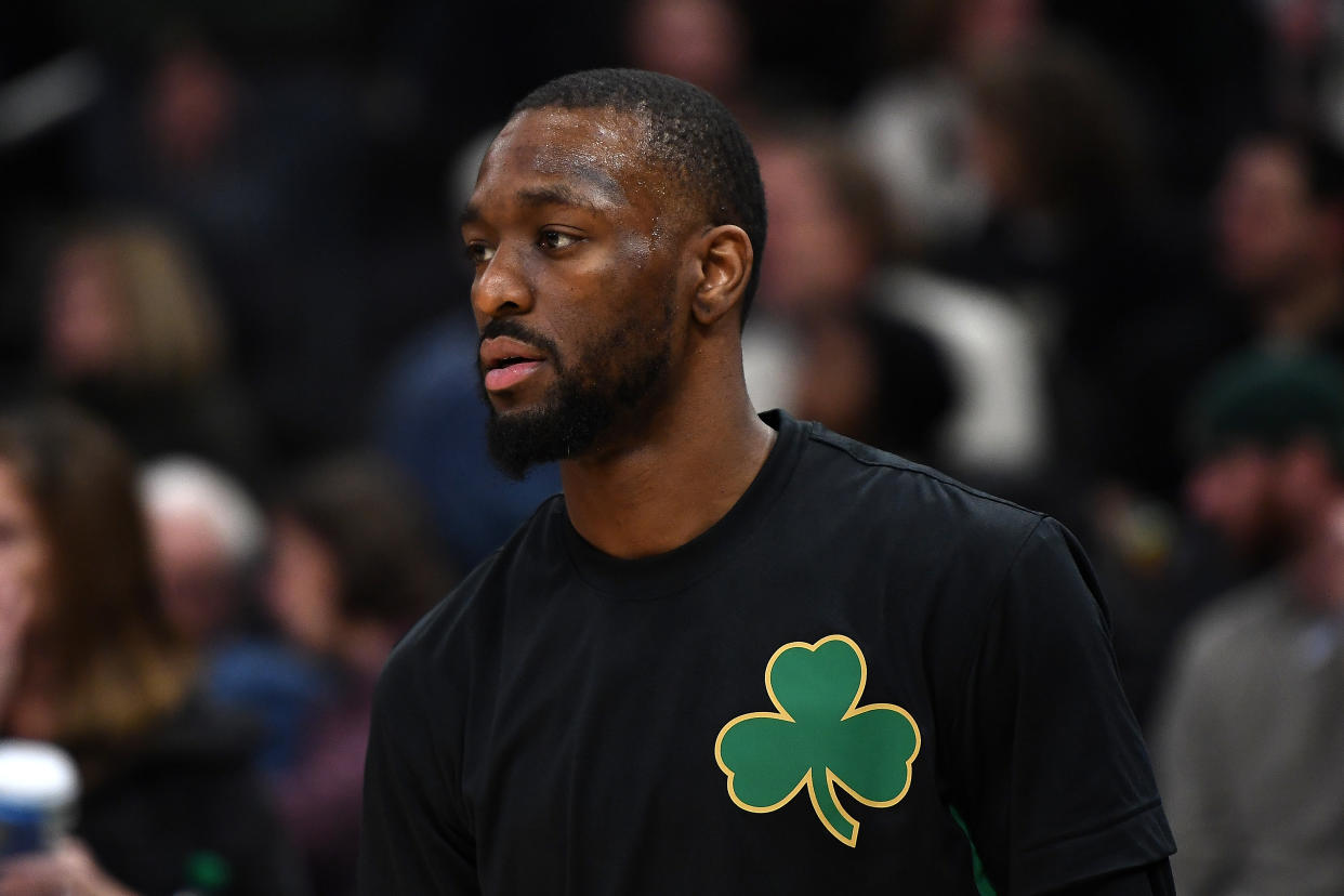 Boston guard Kemba Walker missed their loss to Phoenix on Saturday while dealing with a sore left knee.