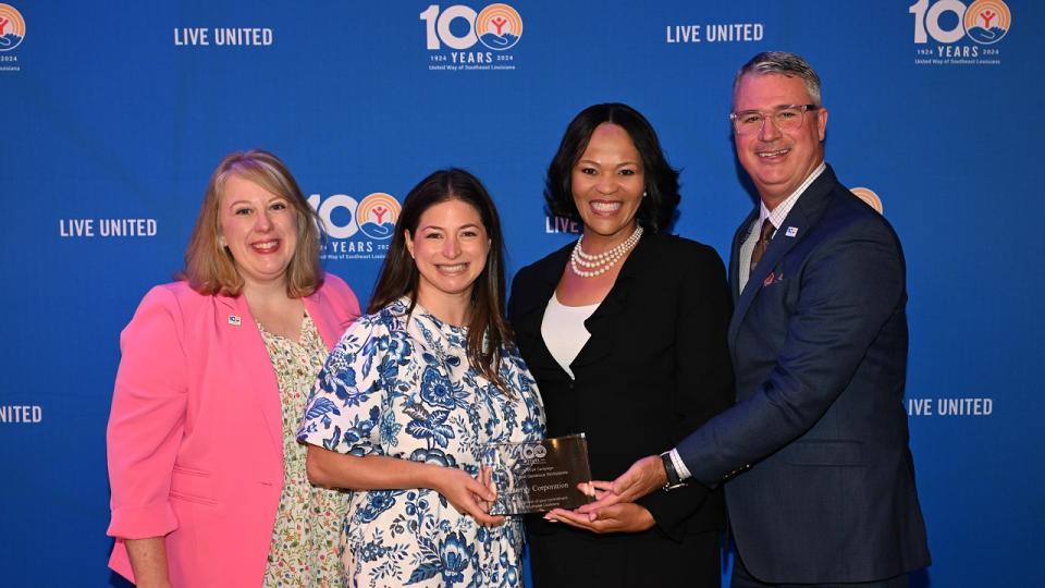 Cammie Proctor, Michelle Bourg, Sandra Miller and Michael Williamson at UWSELA's annual meeting