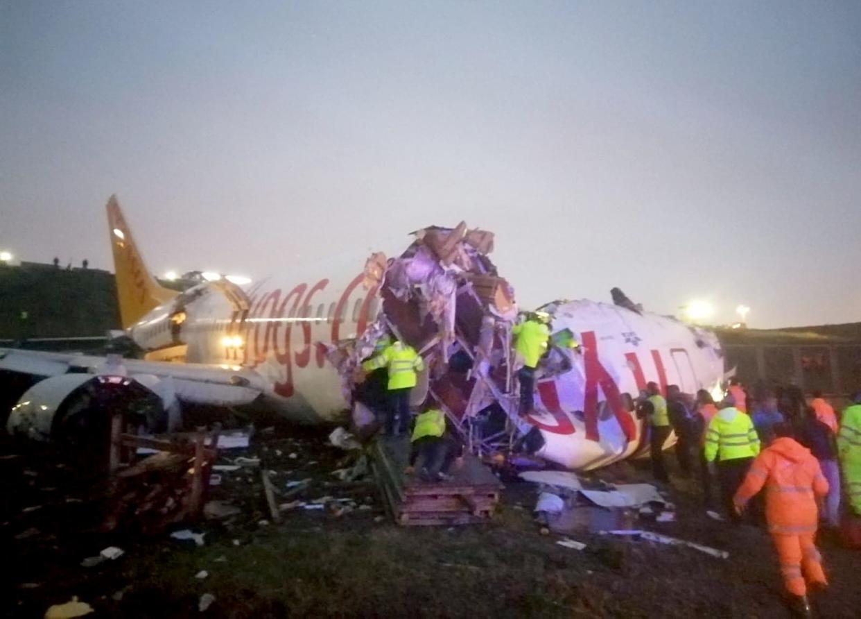 Pegasus Airlines Crash Turkey Istanbul