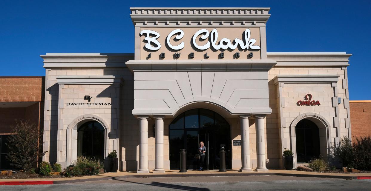 B.C. Clark Jewelers entrance at Shoppes at Northpark.