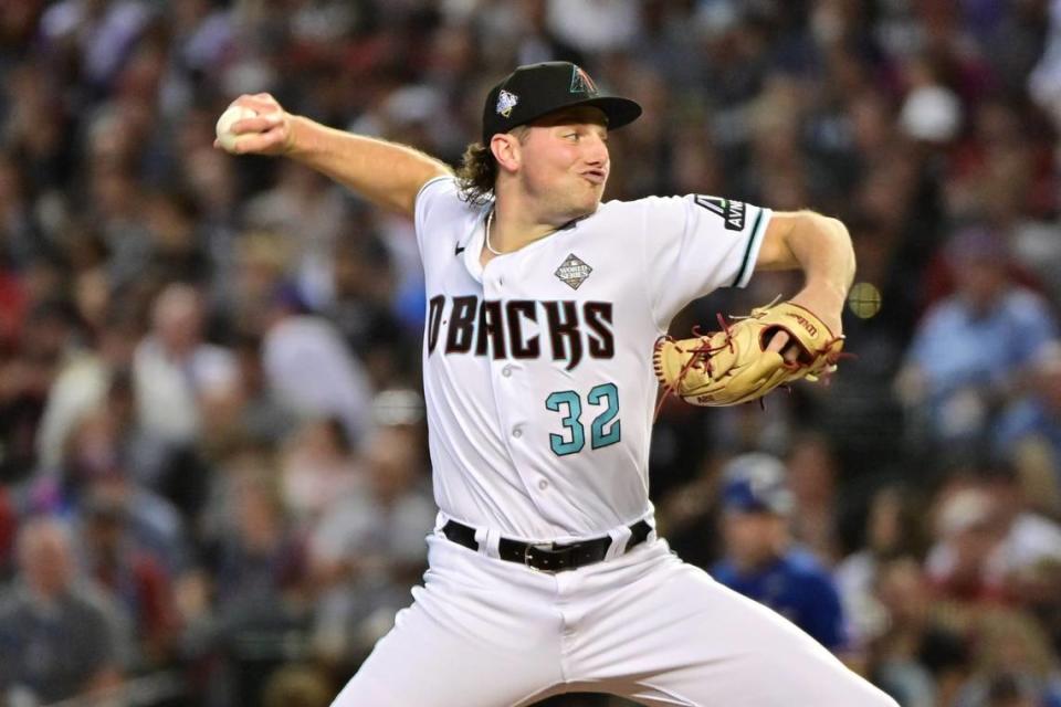 Former Trinity High School and Bellarmine University pitcher Brandon Pfaadt started five games in the postseason and helped pitch the Arizona Diamondbacks to the World Series.