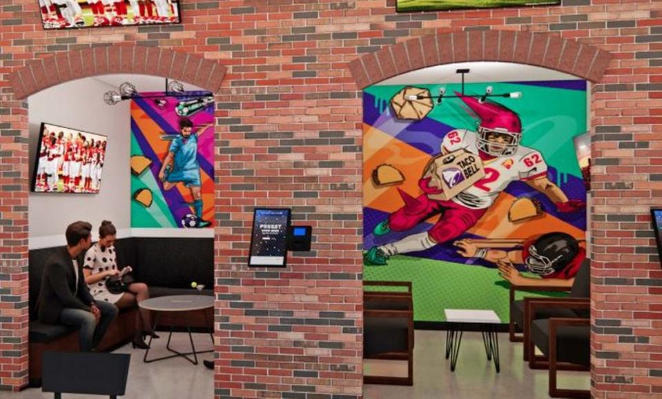 It will have custom murals featuring Kansas City sports teams.