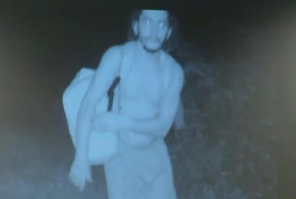 Cavalcante captured on a trail camera at Longwood Garden (PA State Trooper and Chester County District Attorney)