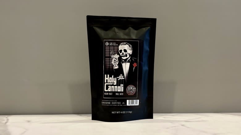 Holy Cannoli coffee packet