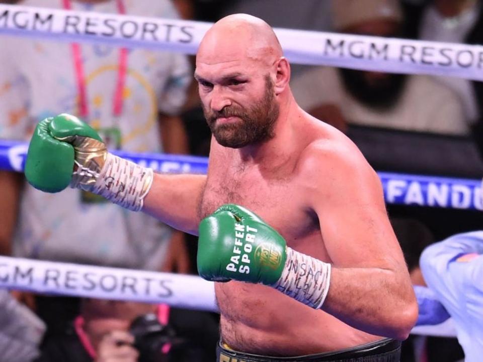 Fury produced another dominant display (AFP)