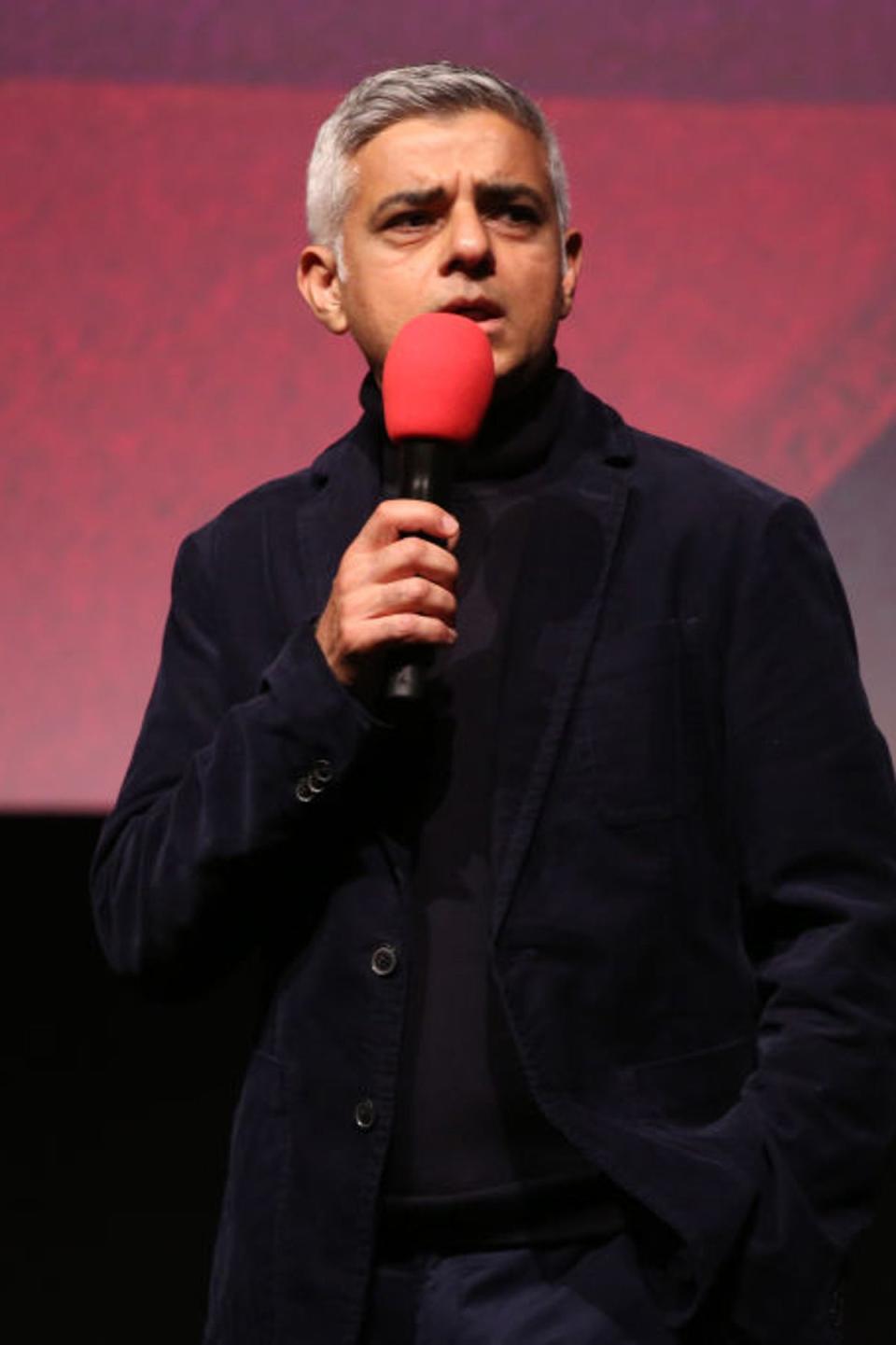 Mayor Sadiq Khan has described the situation as a ‘matter of life and death’ (Getty Images for BFI)