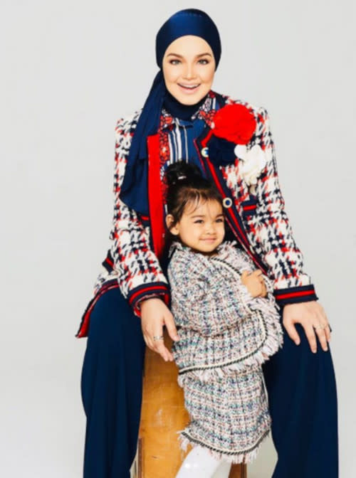 Siti with her adorable princess