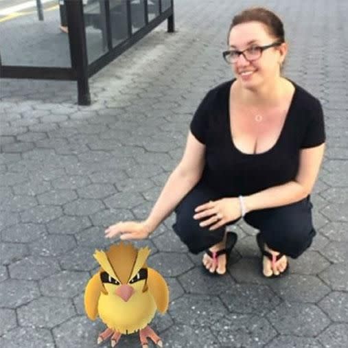 Pokémon Go players try and catch Pokémon as they appear in the real world. Photo: Instagram/goodiebites