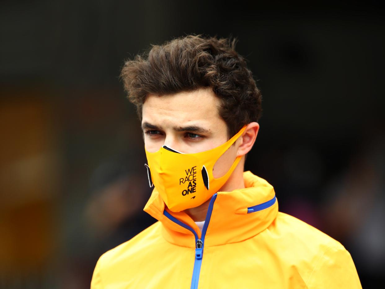 Lando Norris issued an apology for ‘stupid and careless’ comments in recent interviews (Getty)