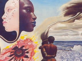 A section from Mati Klarwein’s album cover art for ‘Bitches Brew’, by Miles Davis (Columbia Records)