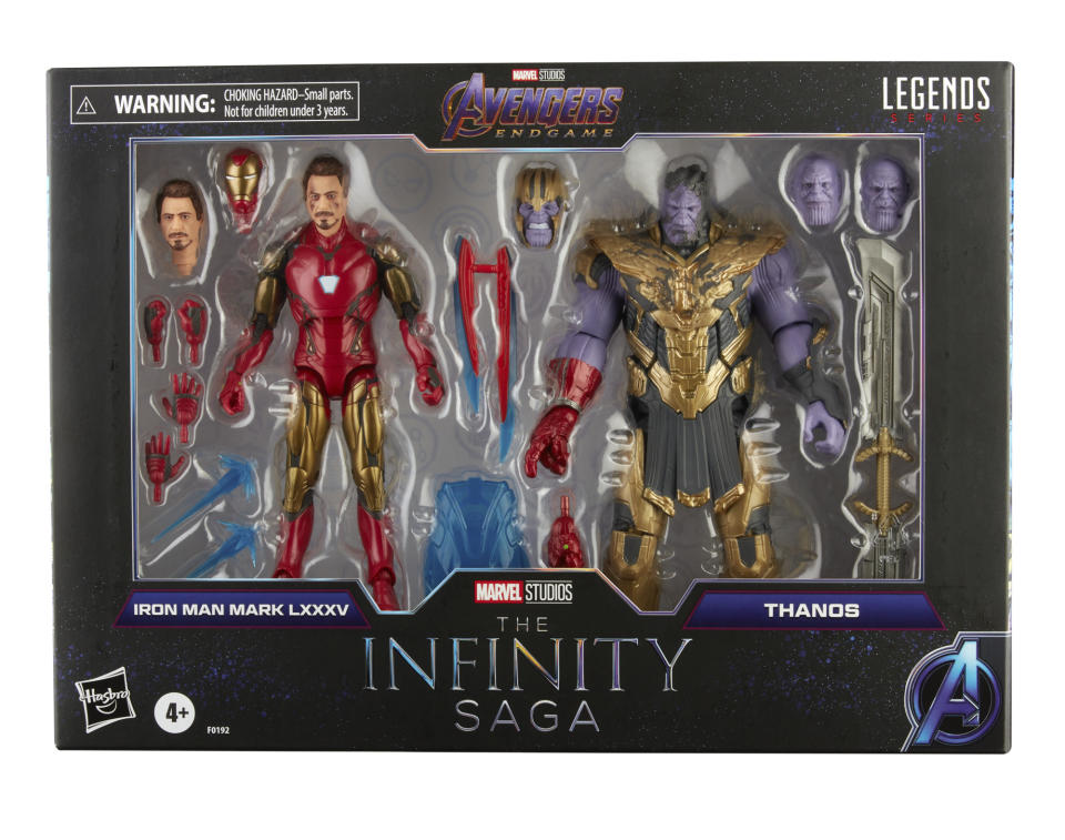 Marvel Legends Series - Iron Man Mark LXXV and Thanos (Photo: Hasbro)