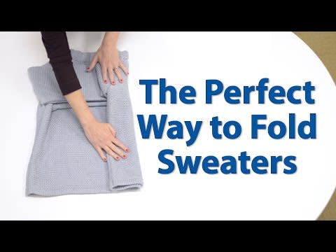 How to Fold Sweaters