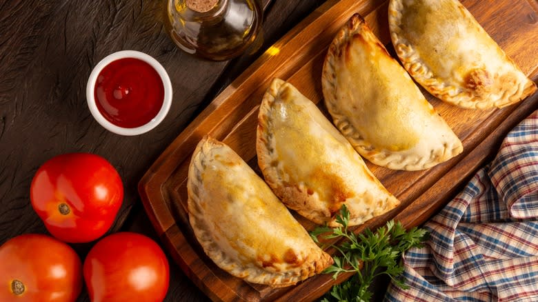 Platter of empanadas