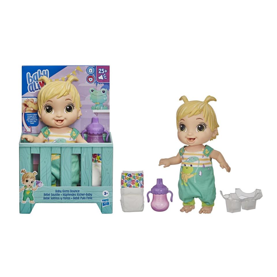 Baby Alive Baby Gotta Bounce Doll-Blonde Hair. Image via Walmart.