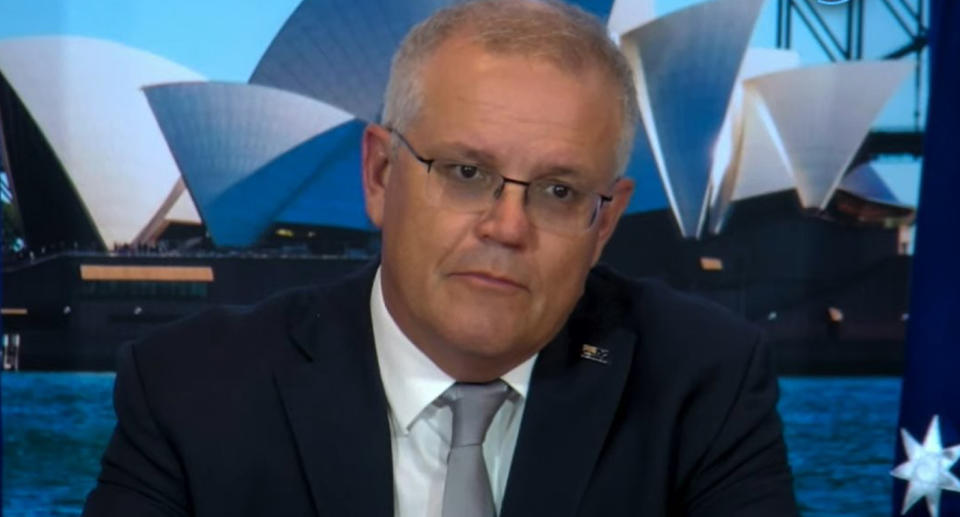 Scott Morrison tuning in at global summit on climate-change hosted by Joe Biden