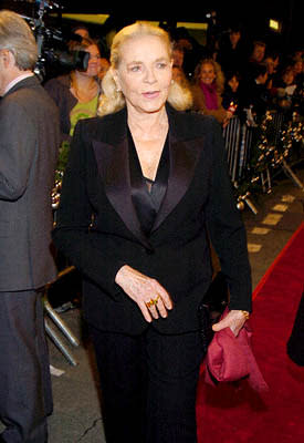 Lauren Bacall at the NY premiere of Lions Gate's Beyond the Sea