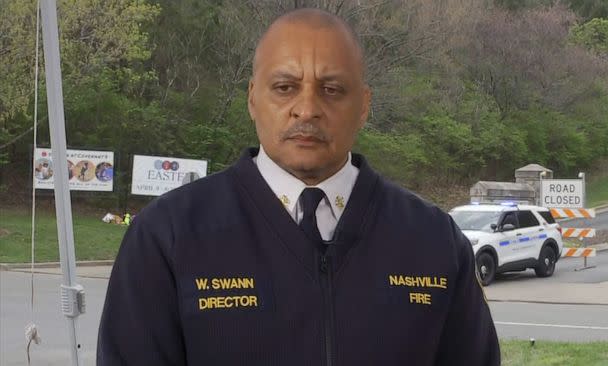 PHOTO: Nashville Fire Chief William Swann joins GMA3 to discuss the latest school shooting in Nashville and how first responders deal with the situation. (ABC News)