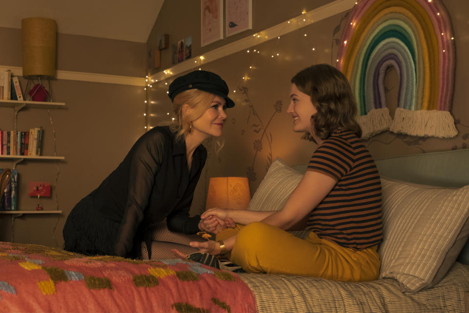 Nicole Kidman and Jo Ellen Pellman in musical film The Prom on Netflix. (Photo: Netflix)