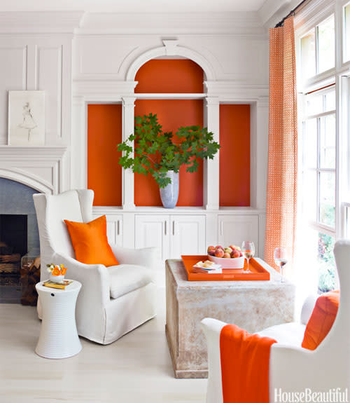 Orange Bookcase