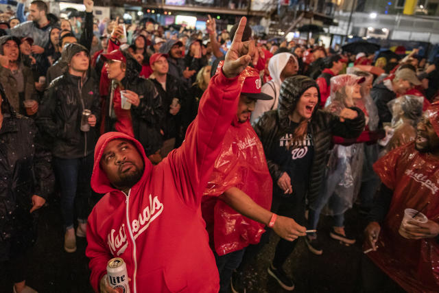 Washington Nationals fans boo Trump campaign ad during World Series watch  party