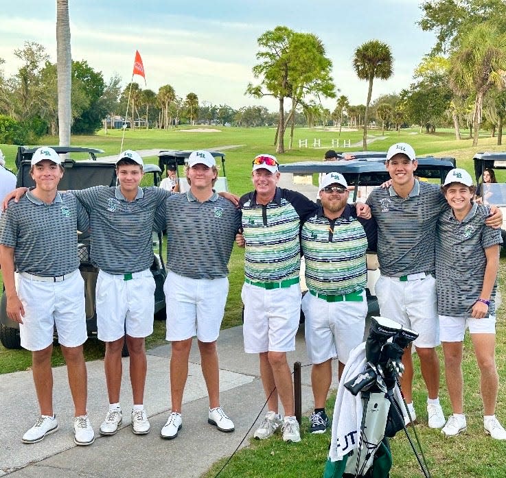 The Lakewood Ranch High boys golf team qualified for the Class 3A State Tournament after winning the 3A-Region 3 meet Monday.