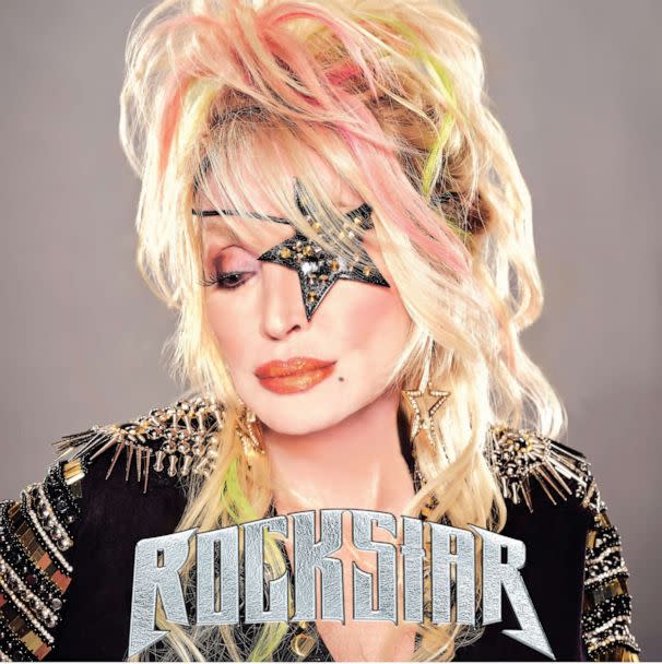 PHOTO: One of the album covers for Dolly Parton's new album 'ROCKSTAR,' 2023. (Vijat Mohindra)