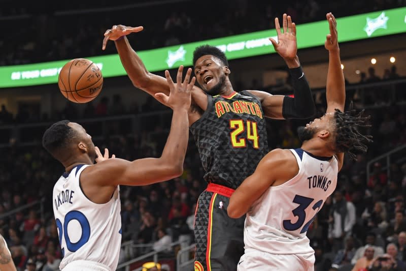 NBA: Minnesota Timberwolves at Atlanta Hawks