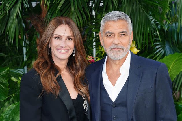 Julia Roberts and George Clooney at the world premiere of Ticket To Paradise (Photo: Ian West via PA Wire/PA Images)