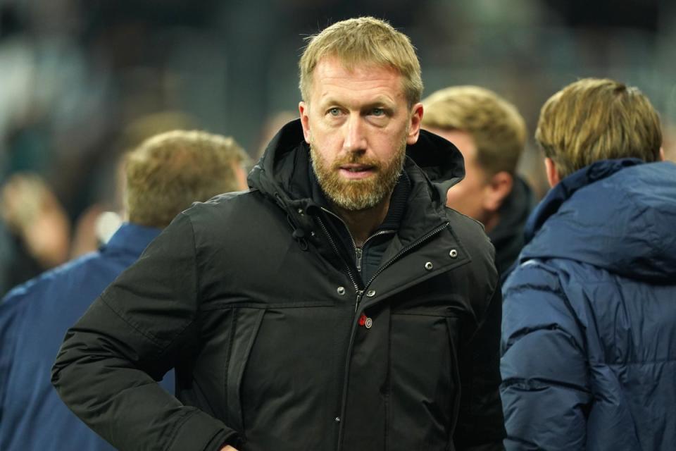 Graham Potter insisted he has the resilience to overcome the abuse that has been directed at him during Chelsea’s difficult spell (Owen Humphreys/PA) (PA Wire)