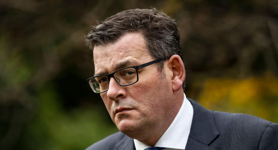 Premier Daniel Andrews enforced the state's sixth lockdown last week as Delta began to spread in the community. Source: Getty